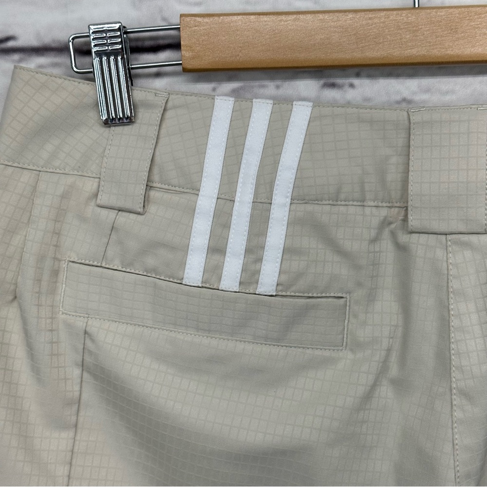 ADIDAS Capris Size 8 Climalite Pockets zipper belt loops lightweight - Picture 5 of 12